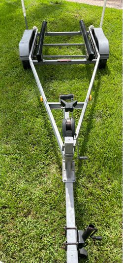 Galvanized dual axel trailer up to 21’ boat.or 7000lb. Ready to load…