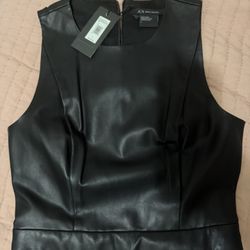 Armani Exchange Leather Dress 