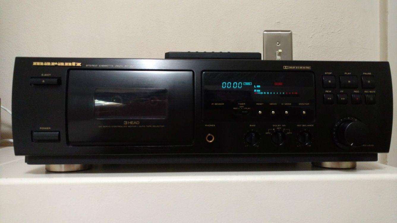 Marantz SD-63 3 Head Cassette Tape Deck Remote