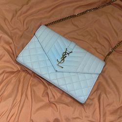 Light blue ysl bag new arrivals