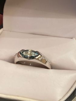 925 silver Lab diamond ring size 7-7/5