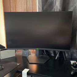 Dell - S3222DGM 32" LED Curved QHD FreeSync Gaming Monitor- Black