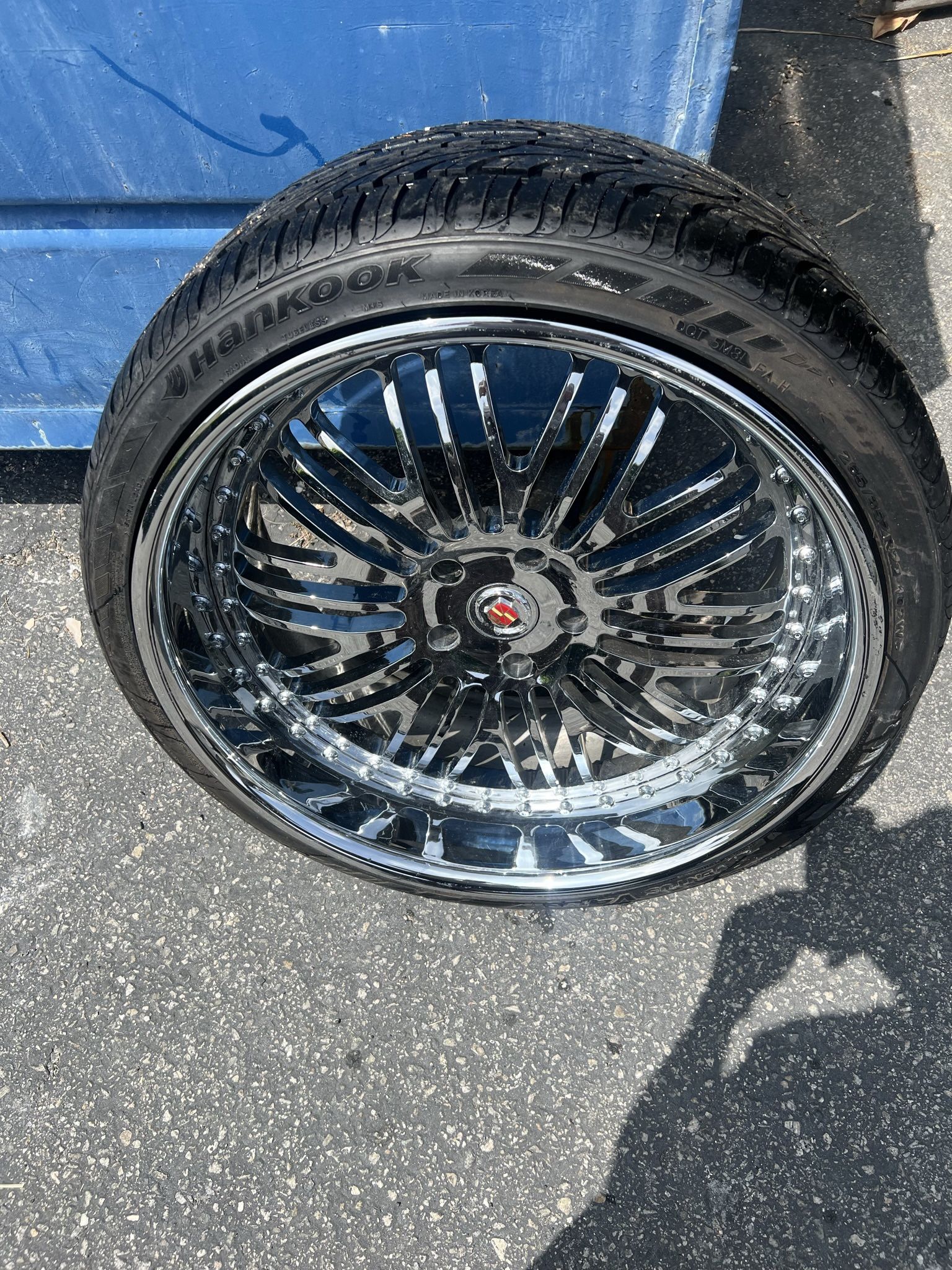 22” Rims With Brand New Tires