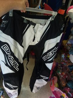 cross Motocross pants element series size 50 has little tears in bottom leg