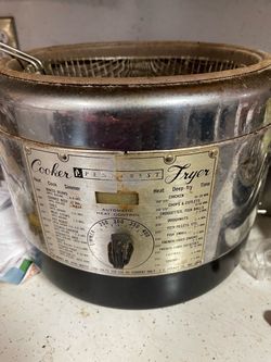 JC Penney Crest Vintage Electric Cooker Fryer