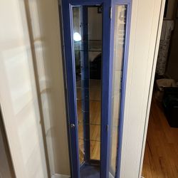 Curio Cabinet Just Redone…new Hardware …lighted