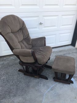 Glider & ottoman set