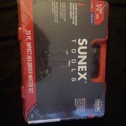 Sunex SAE/MM 1/2 Drive Hex Socket Set 