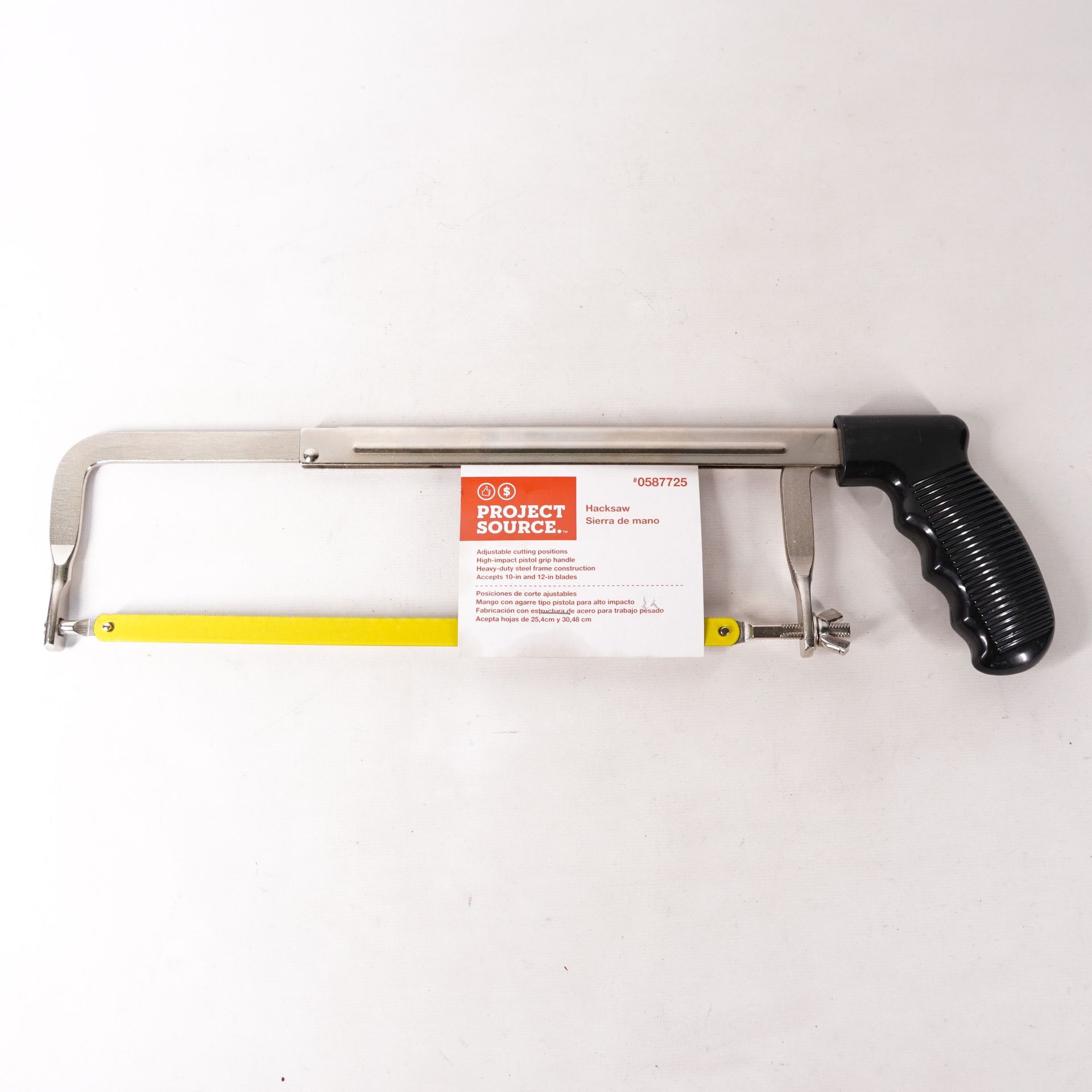 Project Source Stainless Steel 12" Hacksaw Saw #0587725