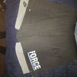 Vintage Retro Nike Force Shorts Size Medium Old School 