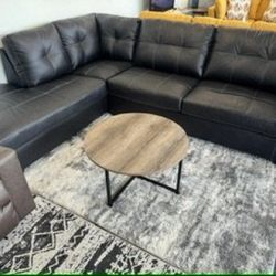 Black Sectional - Also comes in brown