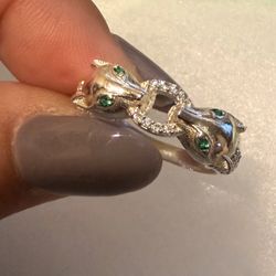 925 Jaguar Ring - Size 9