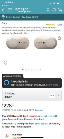 Sony WF-1000XM3 noise cancellation