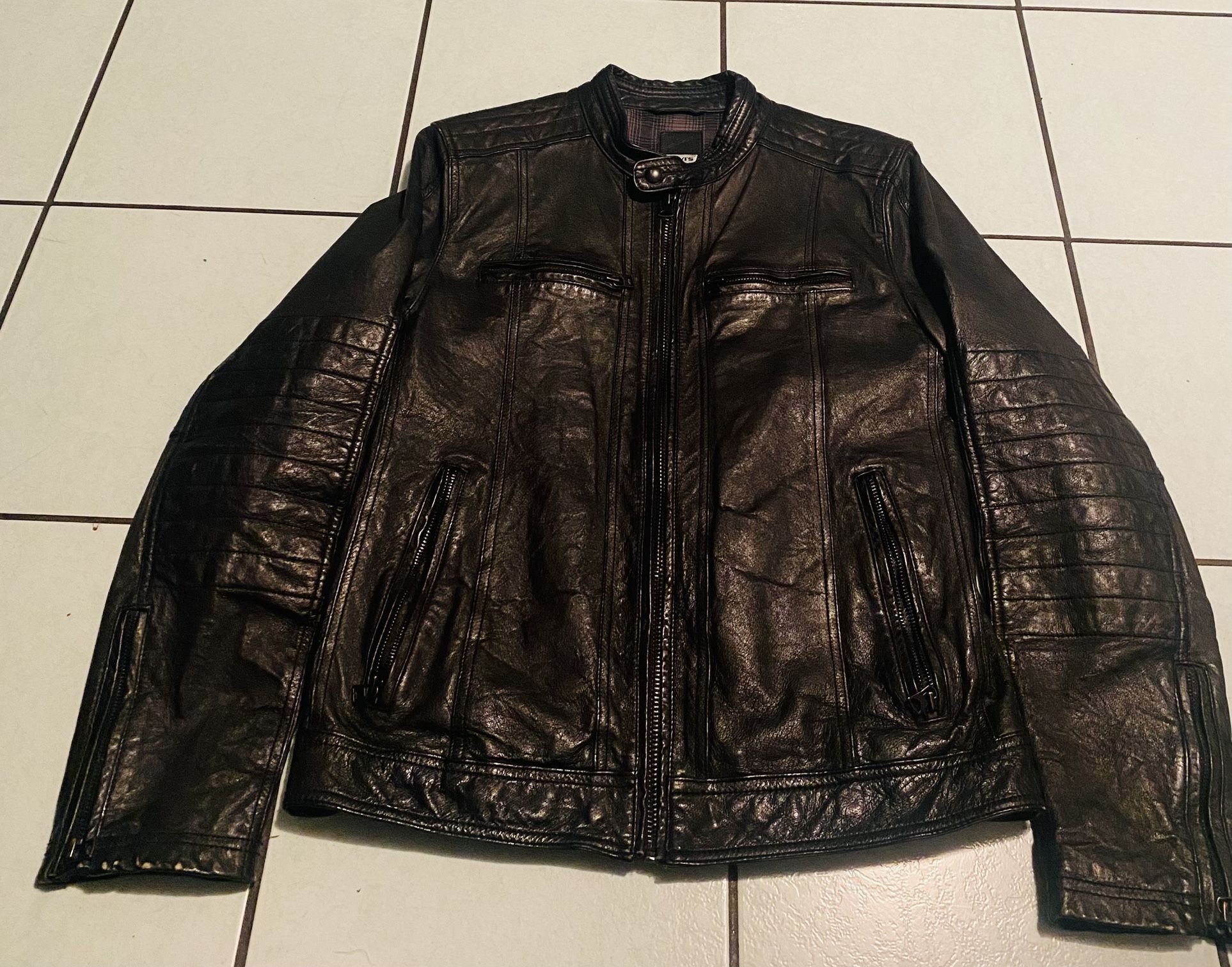 Levi’s Vintage Cafe Racer Leather Jacket 