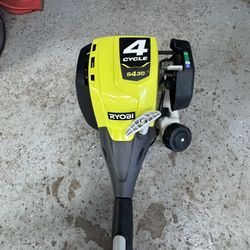 New Ryobi 4Cycle String Trimmer Attachment Capable. No Gas/Oil Mixing. Must Pick Up