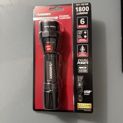 Husky 1800 Lumen Rechargeable Flashlight