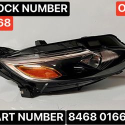 2019-2025 CHEVROLET MALIBU OEM RH HALOGEN W/O LED HEADLIGHT. PASSENGER SIDE..