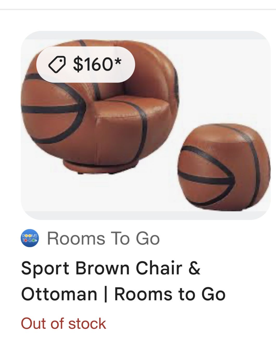 Child Chair And Ottoman
