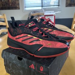 Bape Adidas Dame 9 $90 Size 12