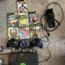 Original Xbox With Games 