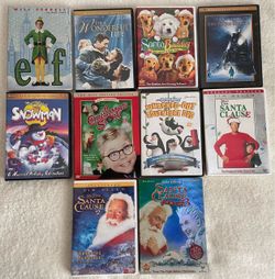 10 Christmas DVD Bundle. See pics for titles.