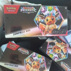 Pokemon Cards Prismatic Evolution Surprise Box