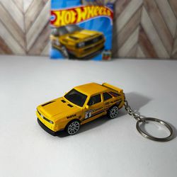 ‘84 Audi sport Quattro Hot Wheel Keychain 