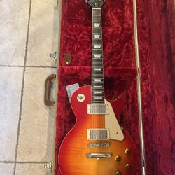 Epiphone Les Paul Standard Pro W/ Roadrunner Tweed Hardshell Case (Brand New) 