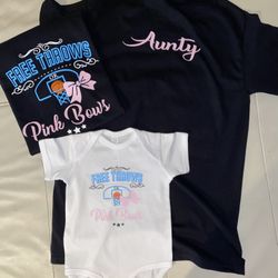 Custom Gender Reveal Shirts 