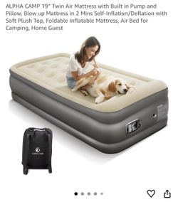Twin air mattress