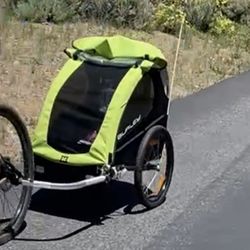 Burley Minnow Bike Trailer With Seat And Strap Pads