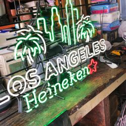 Heineken Neon Sign LA
