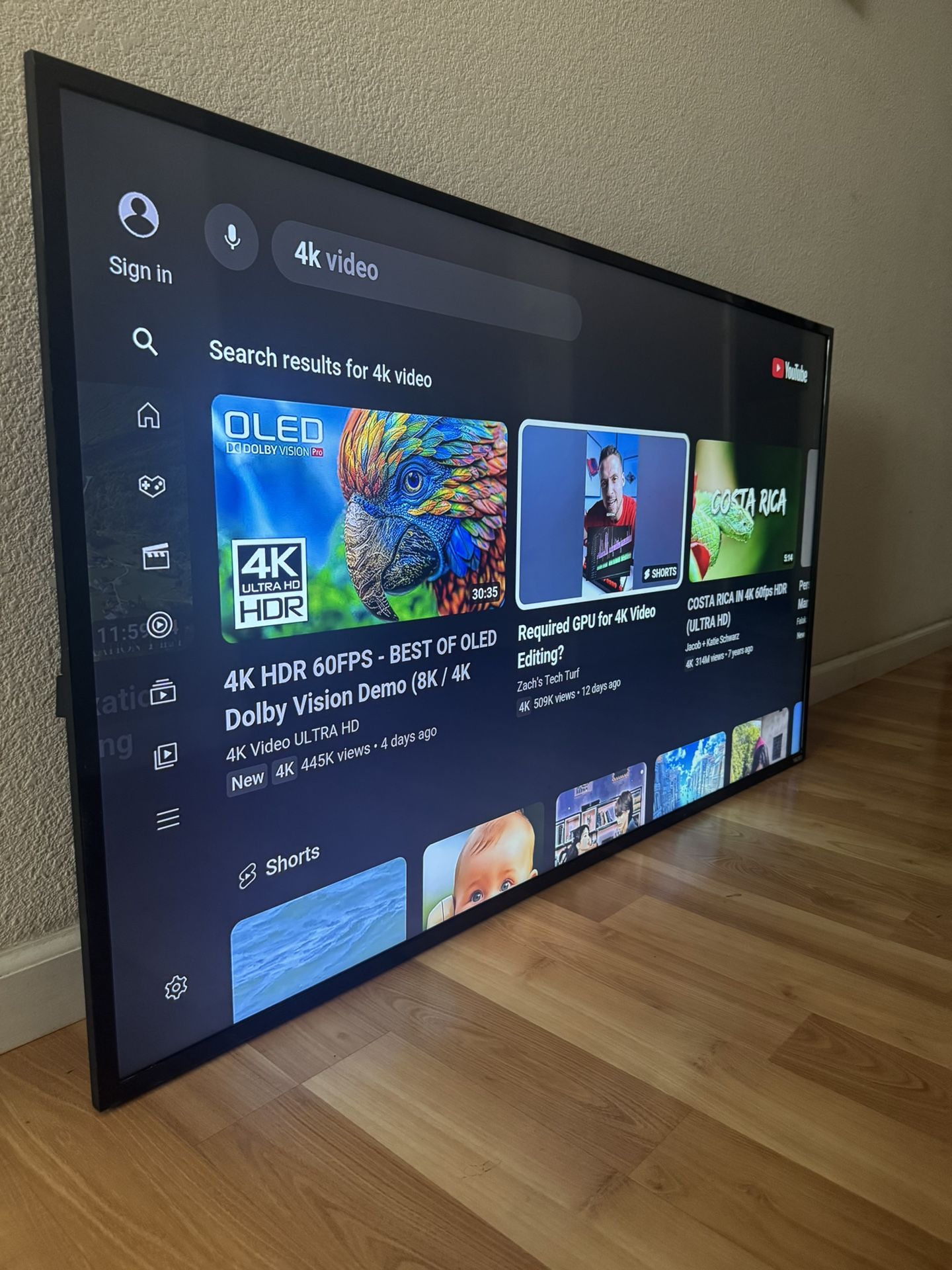 VIZIO 55” Home Theater Smart TV (Model: E55-E1) + Wall Mount Kit