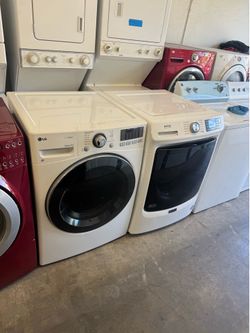 Used LG Gas Dryer and Maytag Washer Front Load