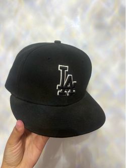 Black LA dodger hat