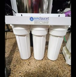 Working! Ion Faucet 3 Stage Pre-Filtration System