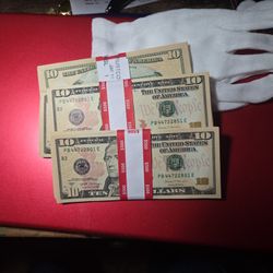 Uncirculated Ten Dollar Bills
