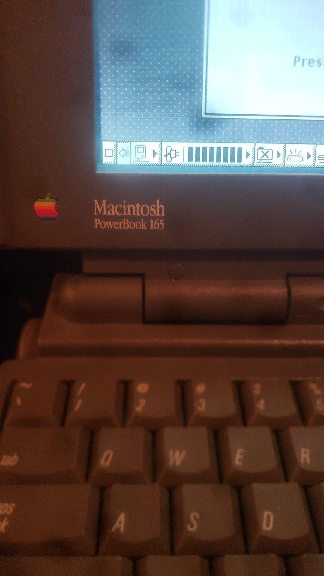 Macintosh powerBook 165 this little pc is a part of Apple computers history.