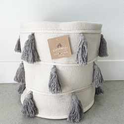 Tassel Storage Or Plant Basket