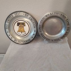 USA Pewter Plates