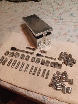 Brand new Craftsman tools and metal box