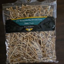 Golf-Bag Of Many Tees, New, 2 3/4 Length 10.00