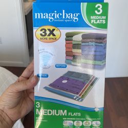 Magic bag Instant space 2 Medium Flats And 2 Large Store Bags