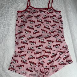 Hello Kitty Valentine Pajama Pj Set 