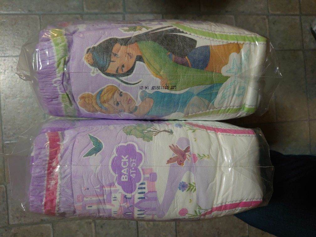 Diaper. 4&5T. * Disney Princess Designs *