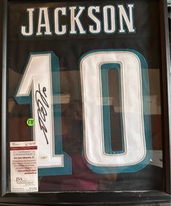 Philadelphia Eagles Desean Jackson autographed jersey