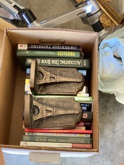 Books (18) for sale w/ Eiffel Tower (2)
