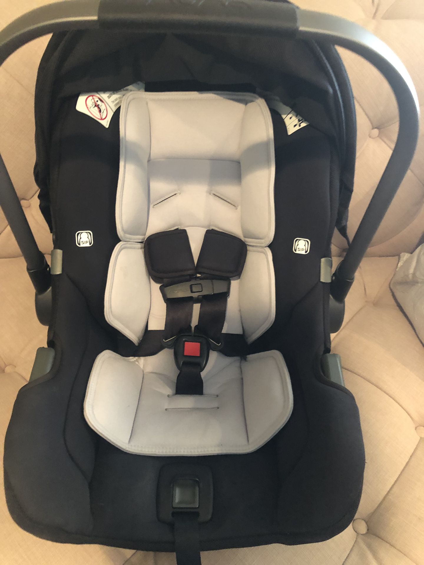 NUNA Pipa Car seat, base, infant insert, Night