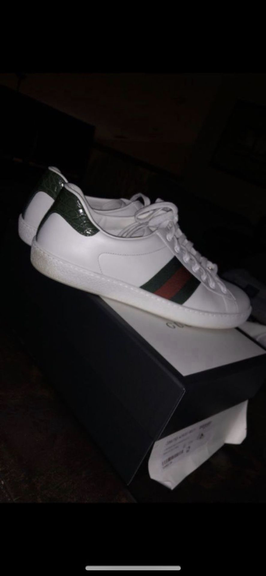 Gucci Aces Sneakers size 12.5 men