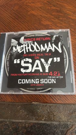 Method Man CD